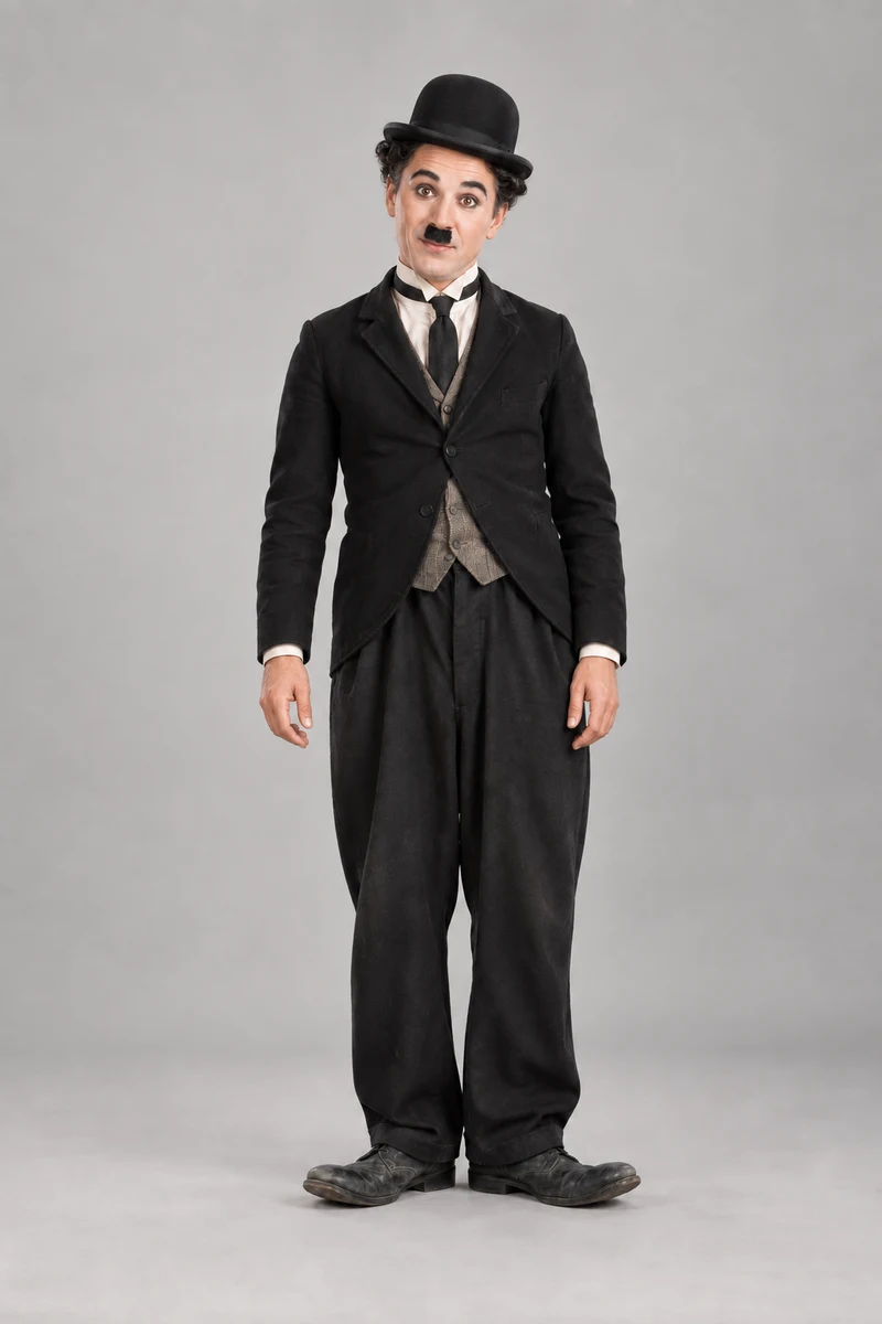 Tramp reference for the left performer