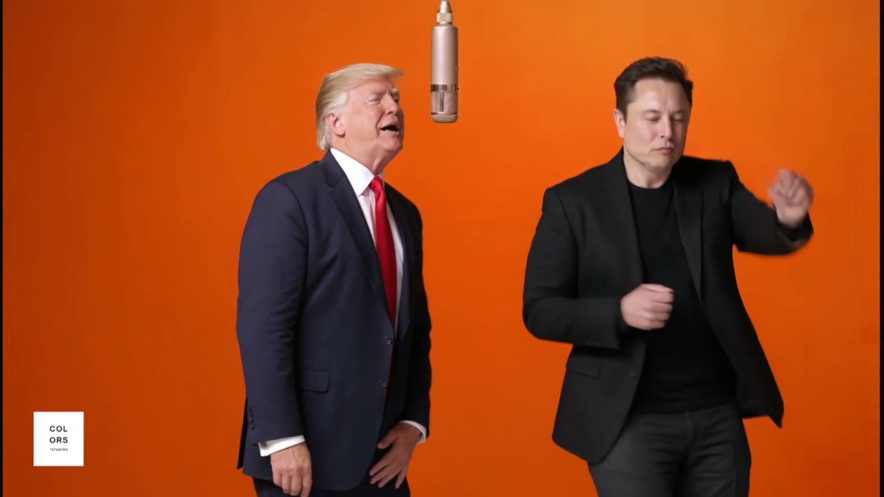 President × Billionaire in the orange Hotel Lobby studio